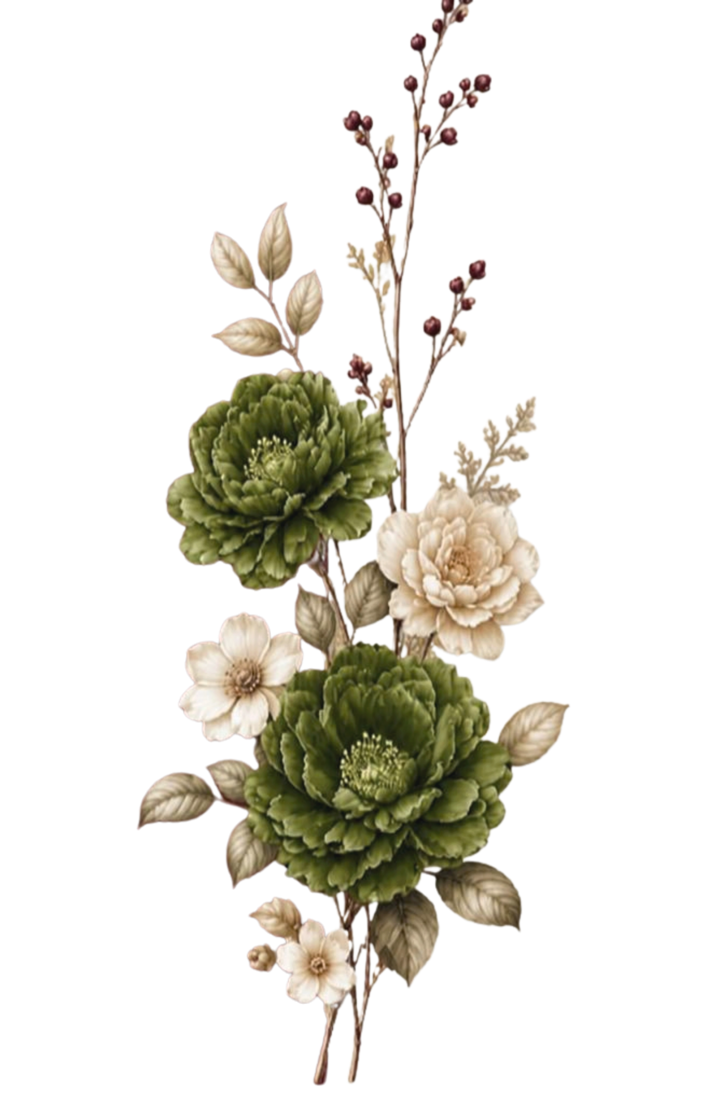 Flores decorativas