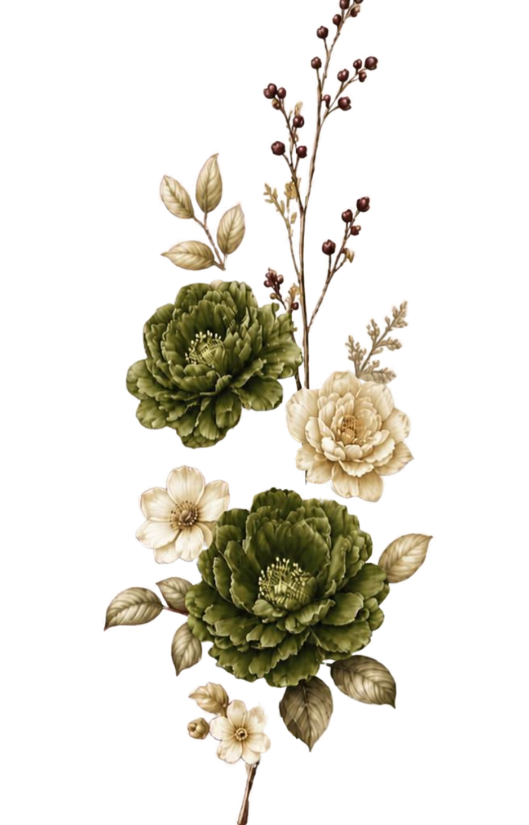 Flores decorativas